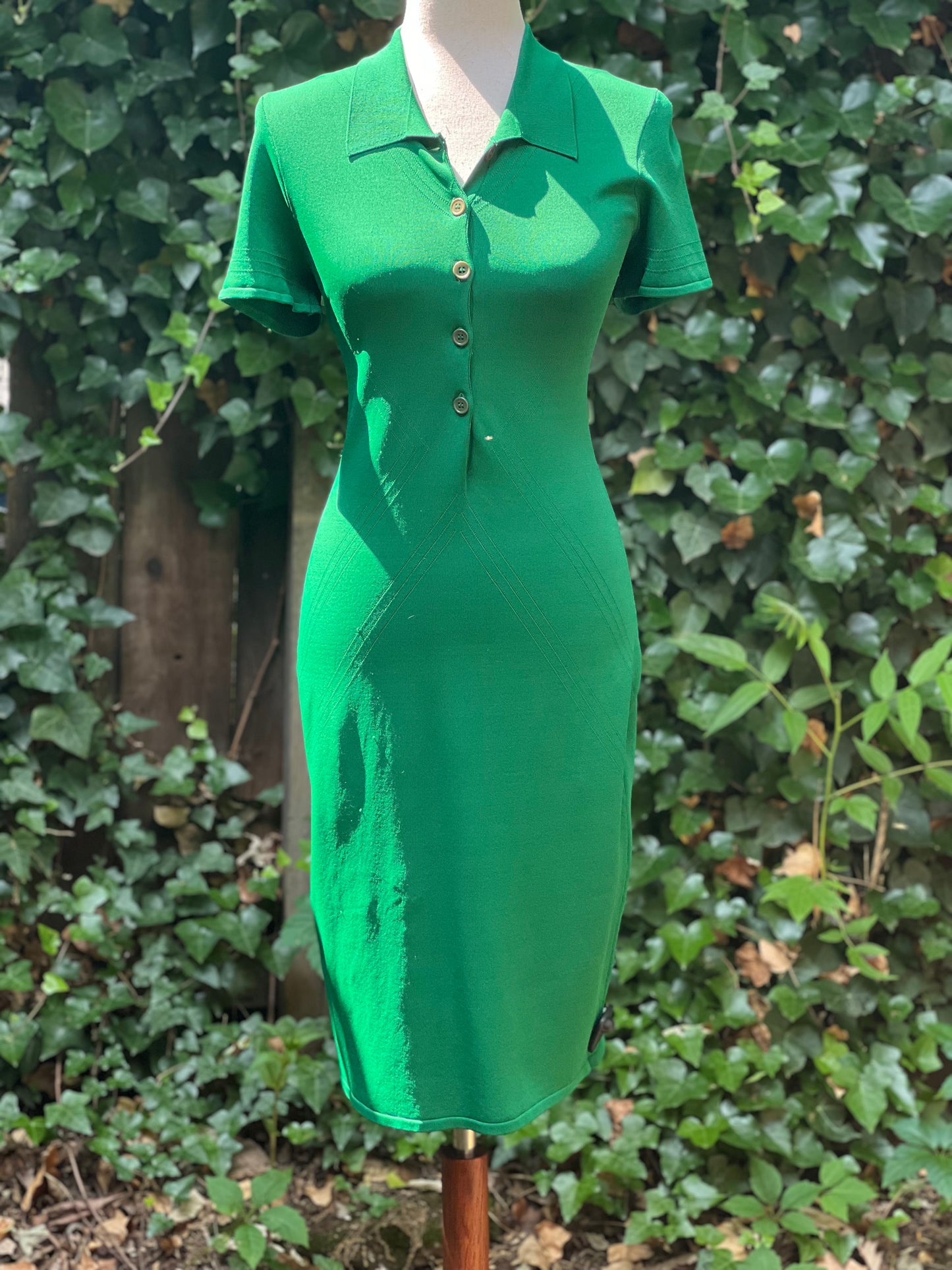 Yigal Azrouel Emerald Green Knit Dress Size M