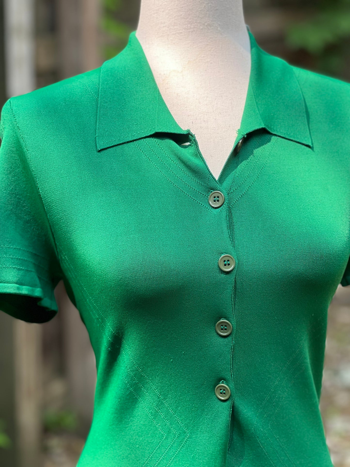 Yigal Azrouel Emerald Green Knit Dress Size M
