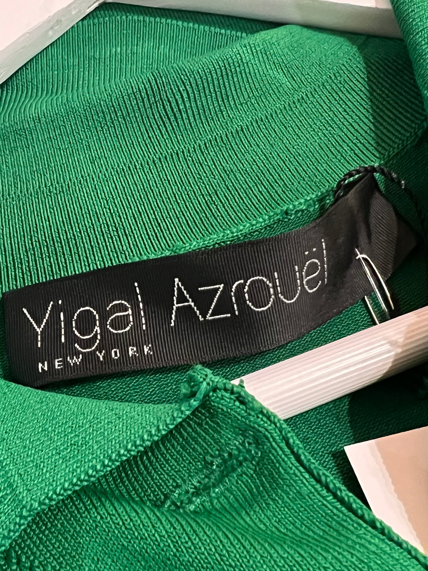 Yigal Azrouel Emerald Green Knit Dress Size M
