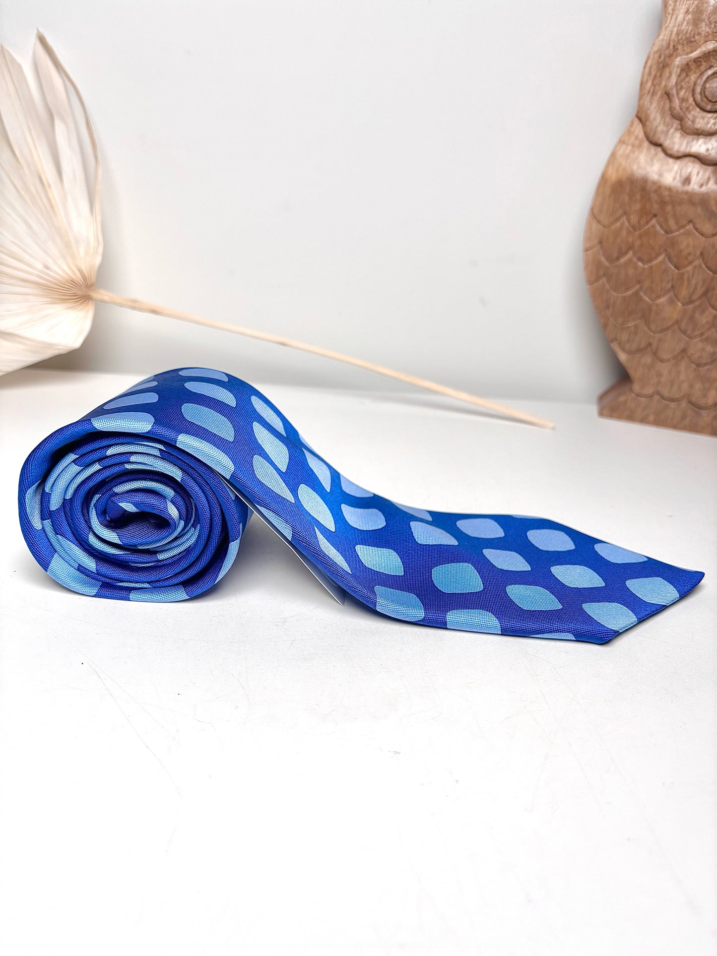 Charvet Blue Silk Dot Men's Tie