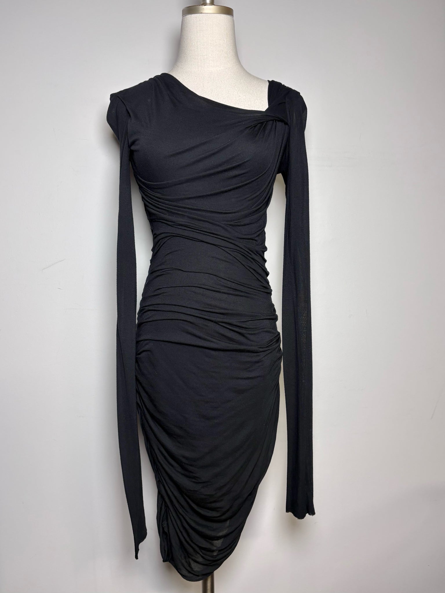 helmut lang cocktail dress Helmut Lang Cowl Mini Dress