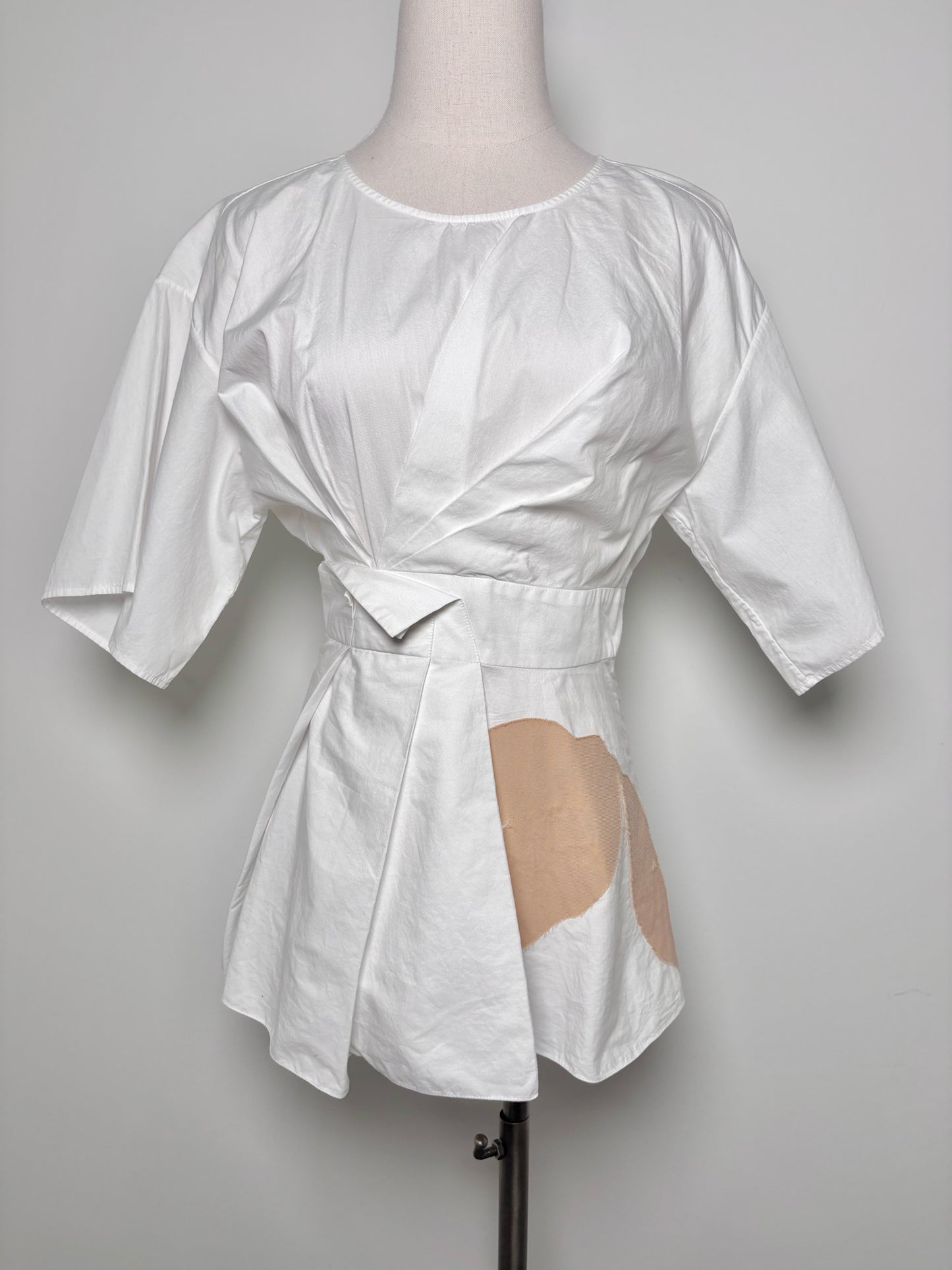 Women Size 34 (2) Jonathan Saunders White Solid Cotton Shirt