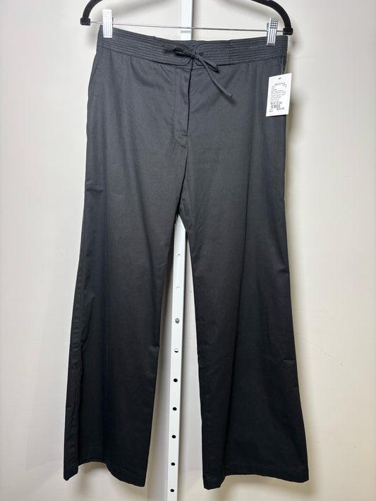 Women Size 38 (4 - 6 US) Jil Sander Black Solid Cotton Reg Leg Pants