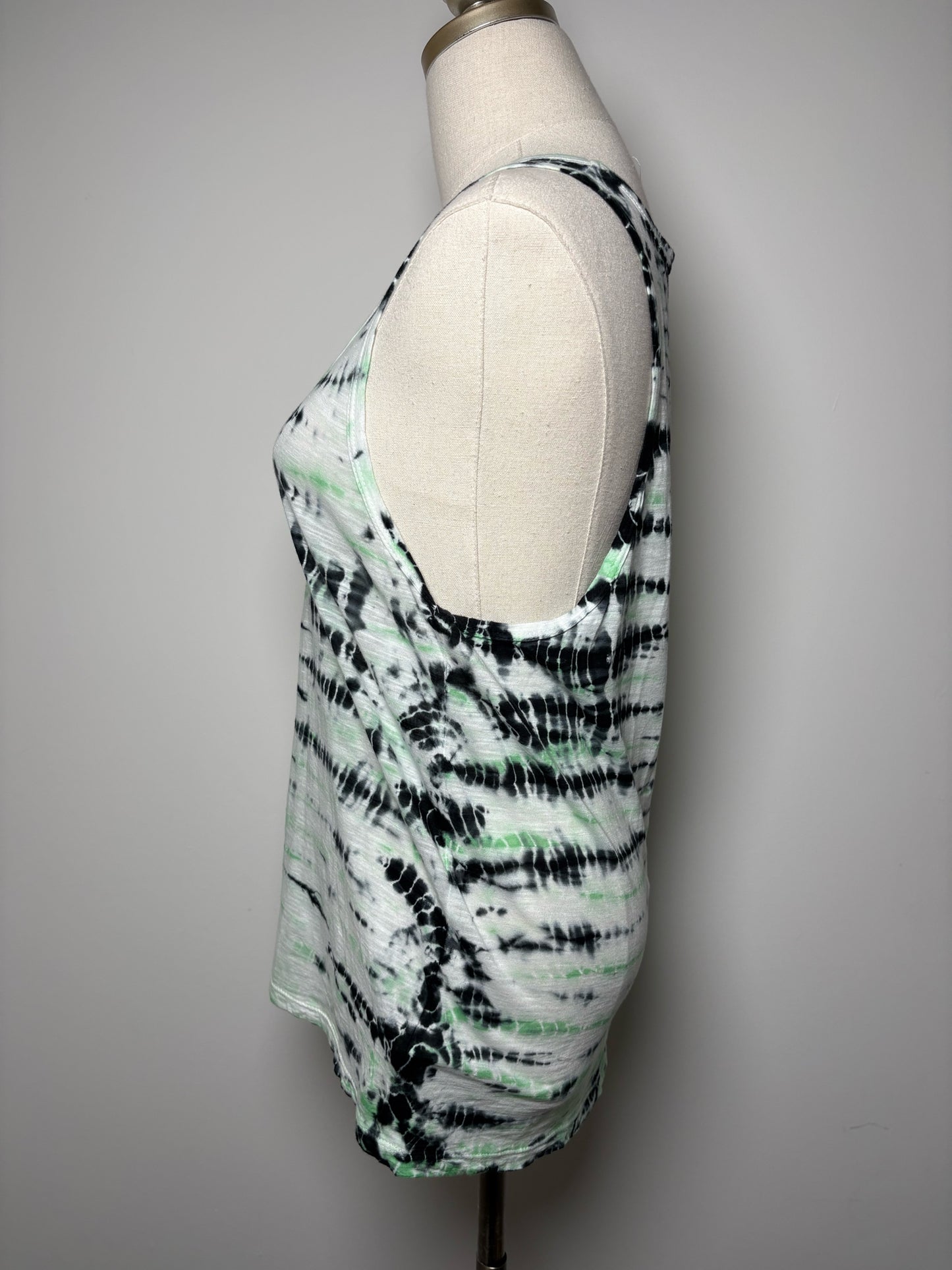 Women Size S Proenza Schouler Black, White, Green Tie-dyed NWT Top