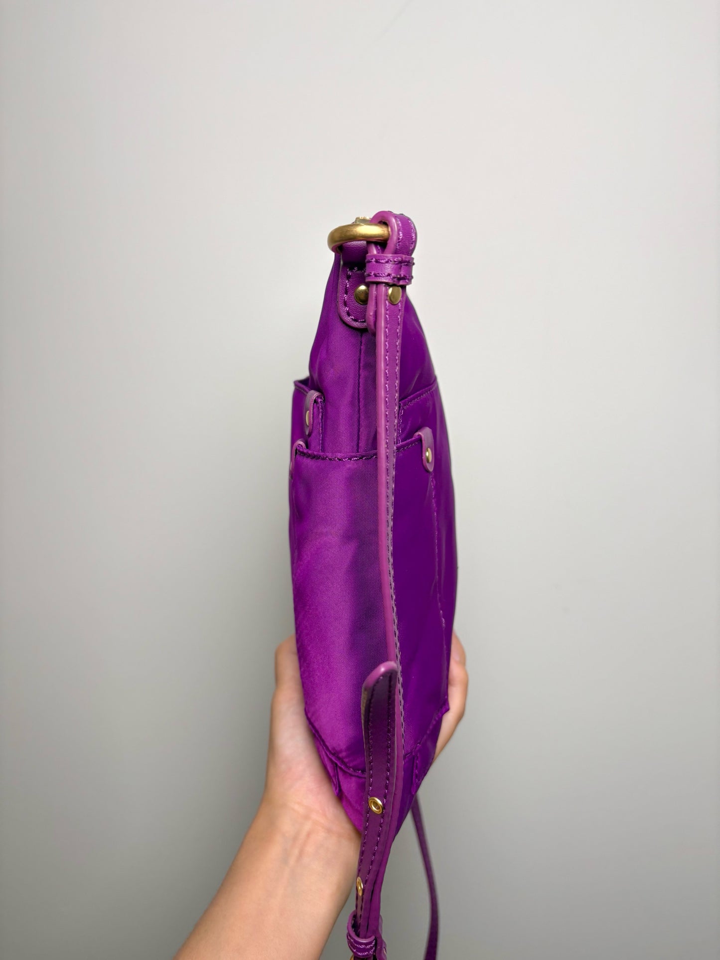 MARC by Marc Jacobs Nylon Purple Crossbody/Messenger Purse