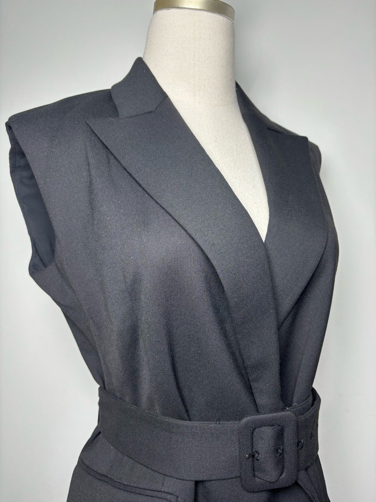 Women Size (2-4/S) Ted Baker Black Vest NWT Dress