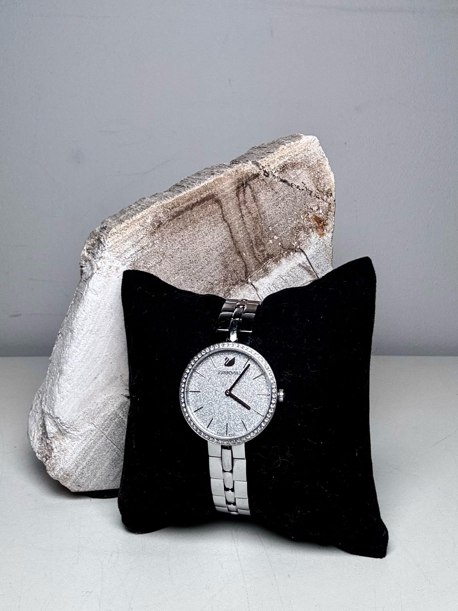 最終お値下‼️SWAROVSKI Watch Swarovski Crystal Cosmpolitan Stainless Steel Metal Pre-owned