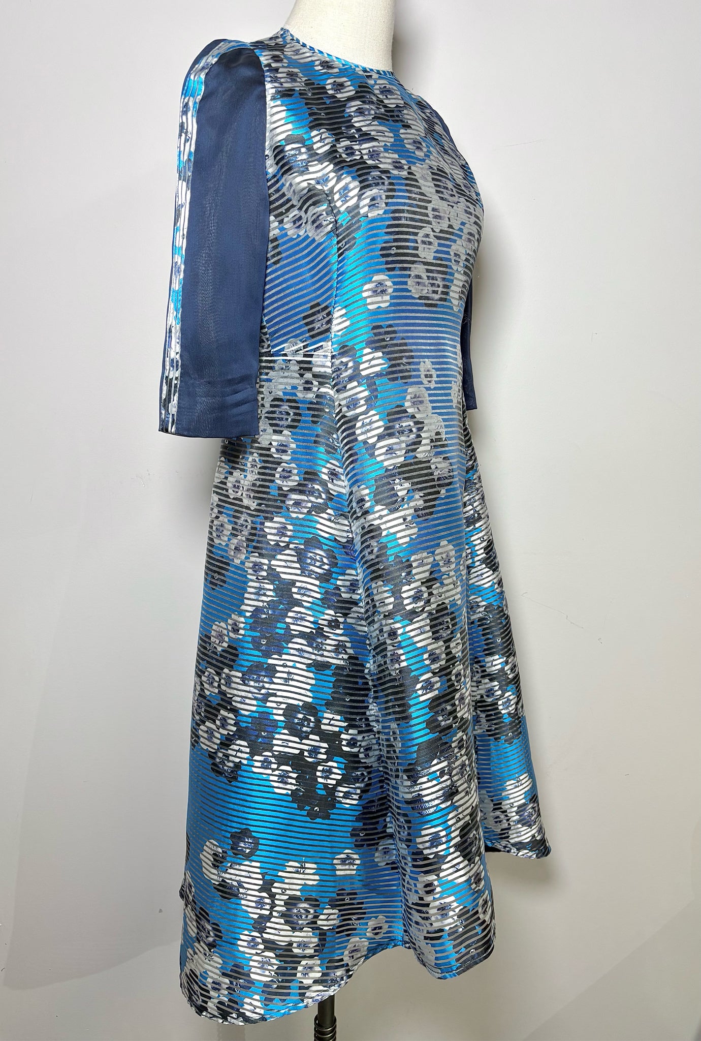 Women Size 8 L.K. Bennett Blue Floral Dress