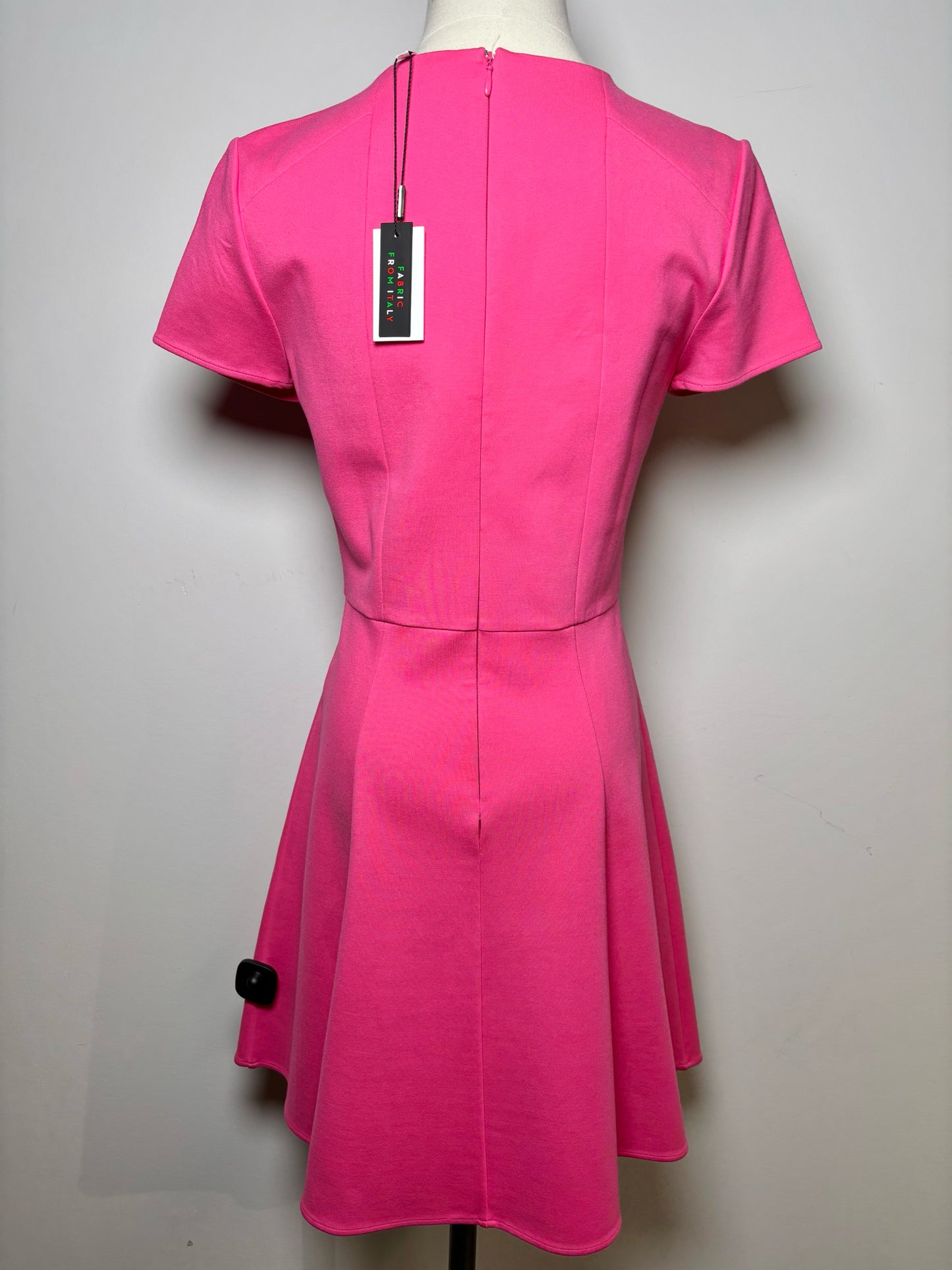 Women Size M Milly Pink Solid Viscose Dress