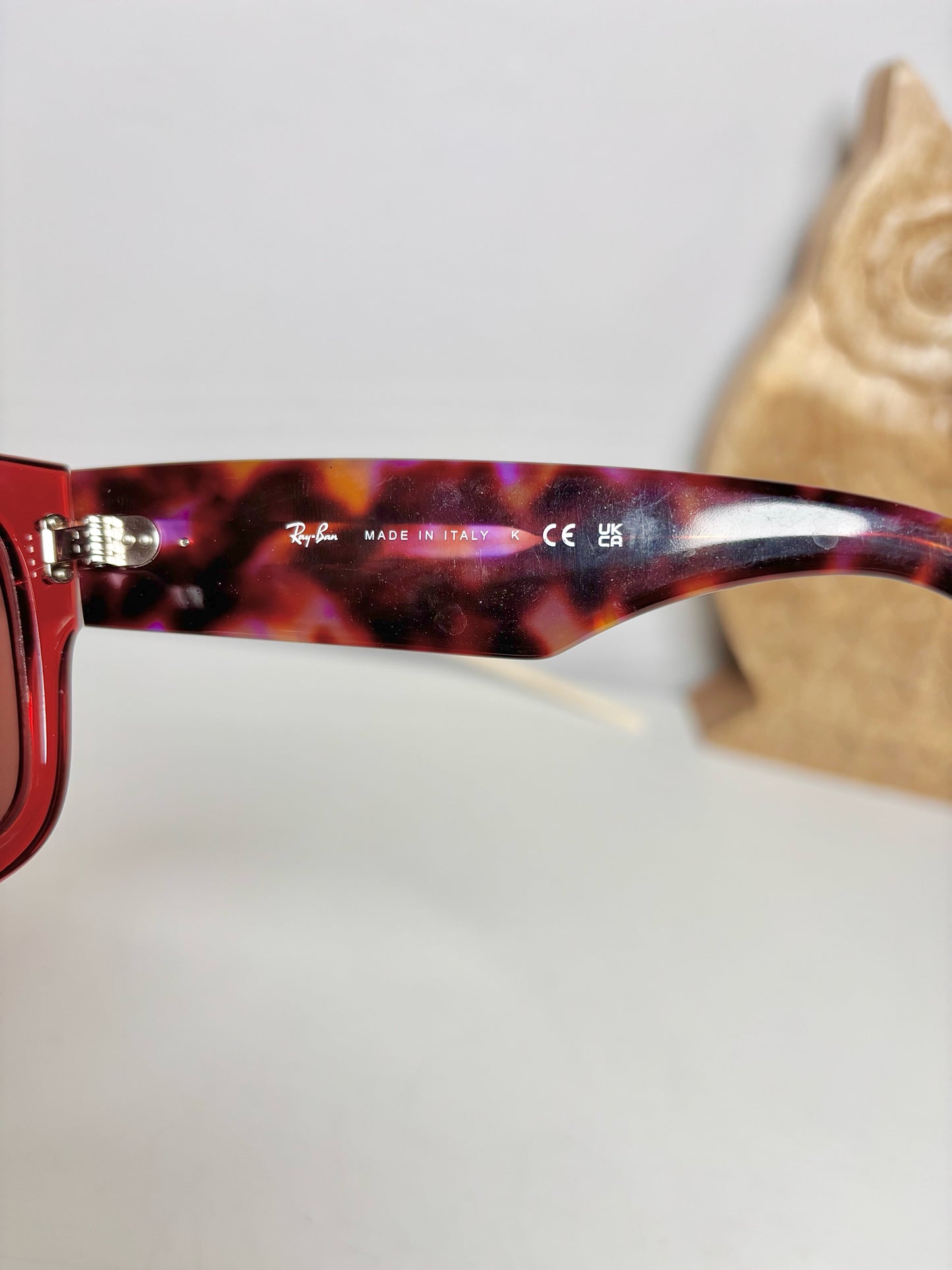 Acetate Ray Ban Red Sunglasses