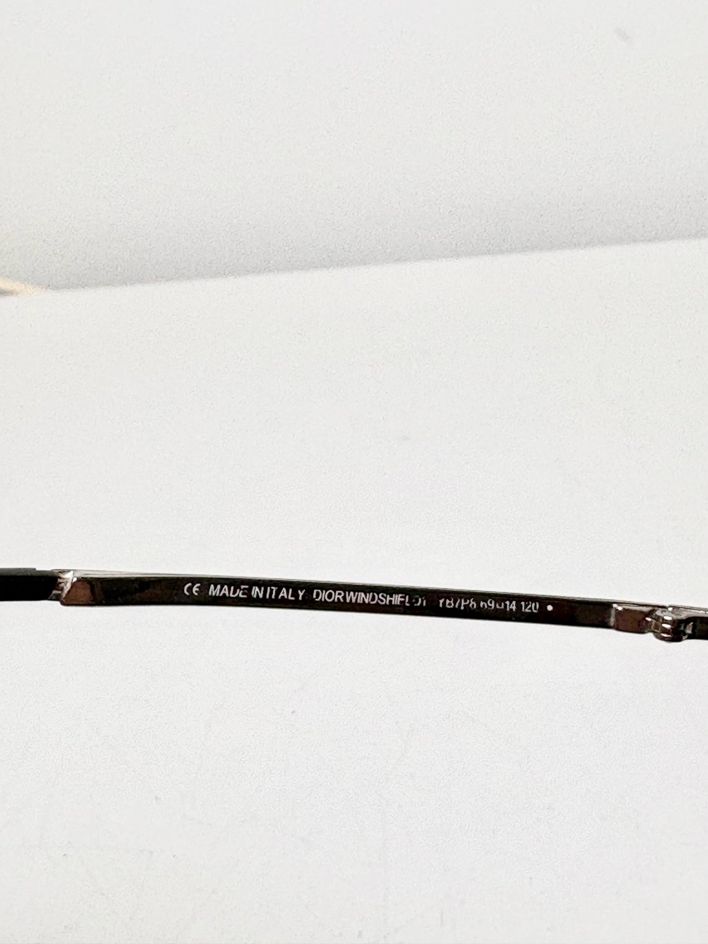 Metal Christian Dior Silver Windshield Sunglasses