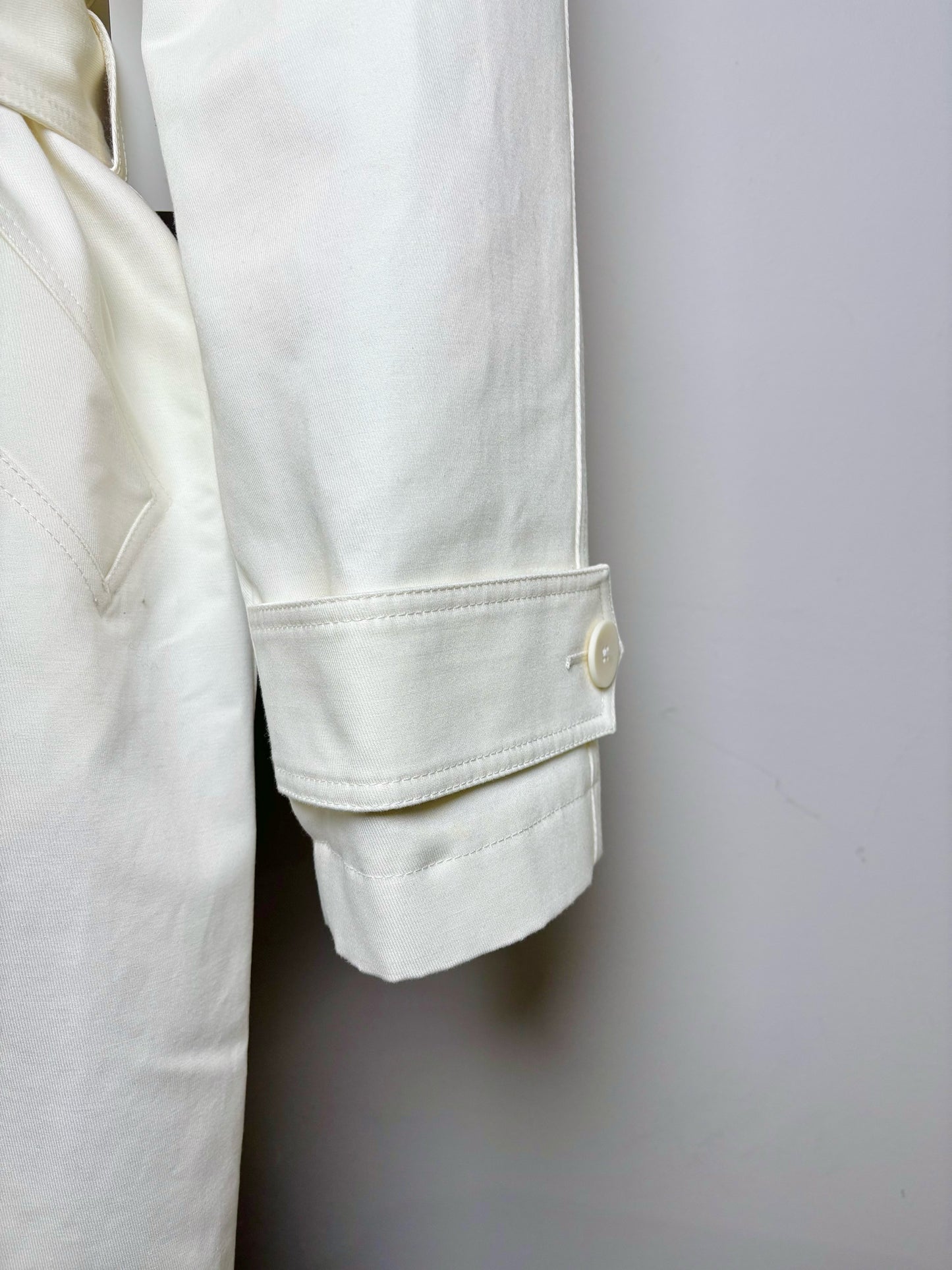 Women Size M Massimo Dutti White Coat