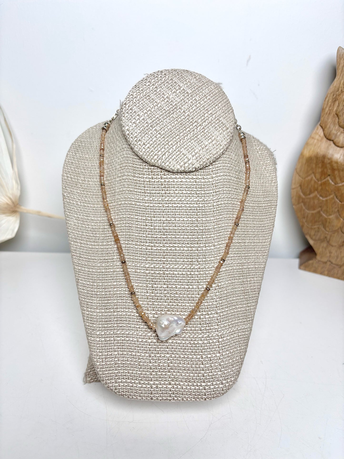 Lizzie Fortunato Freshwater Pearl Sterling Silver Necklace