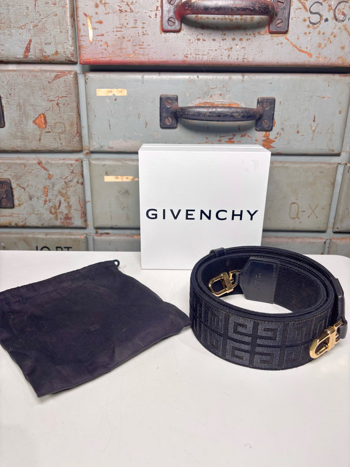 Additional Embossed Black Givenchy NWT Strap