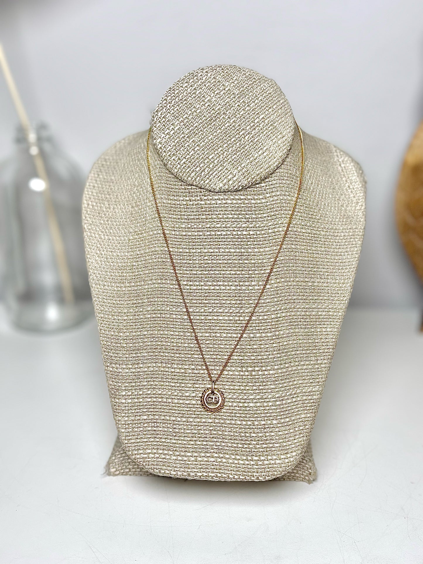Gold Plated Christian Dior Necklace