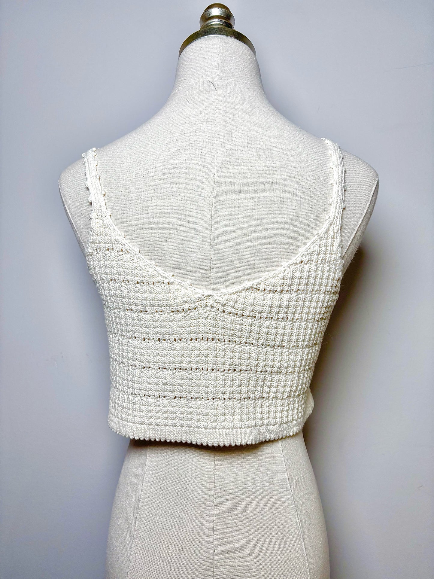 Women Size XS Reformation Cream Knitted Tank Top