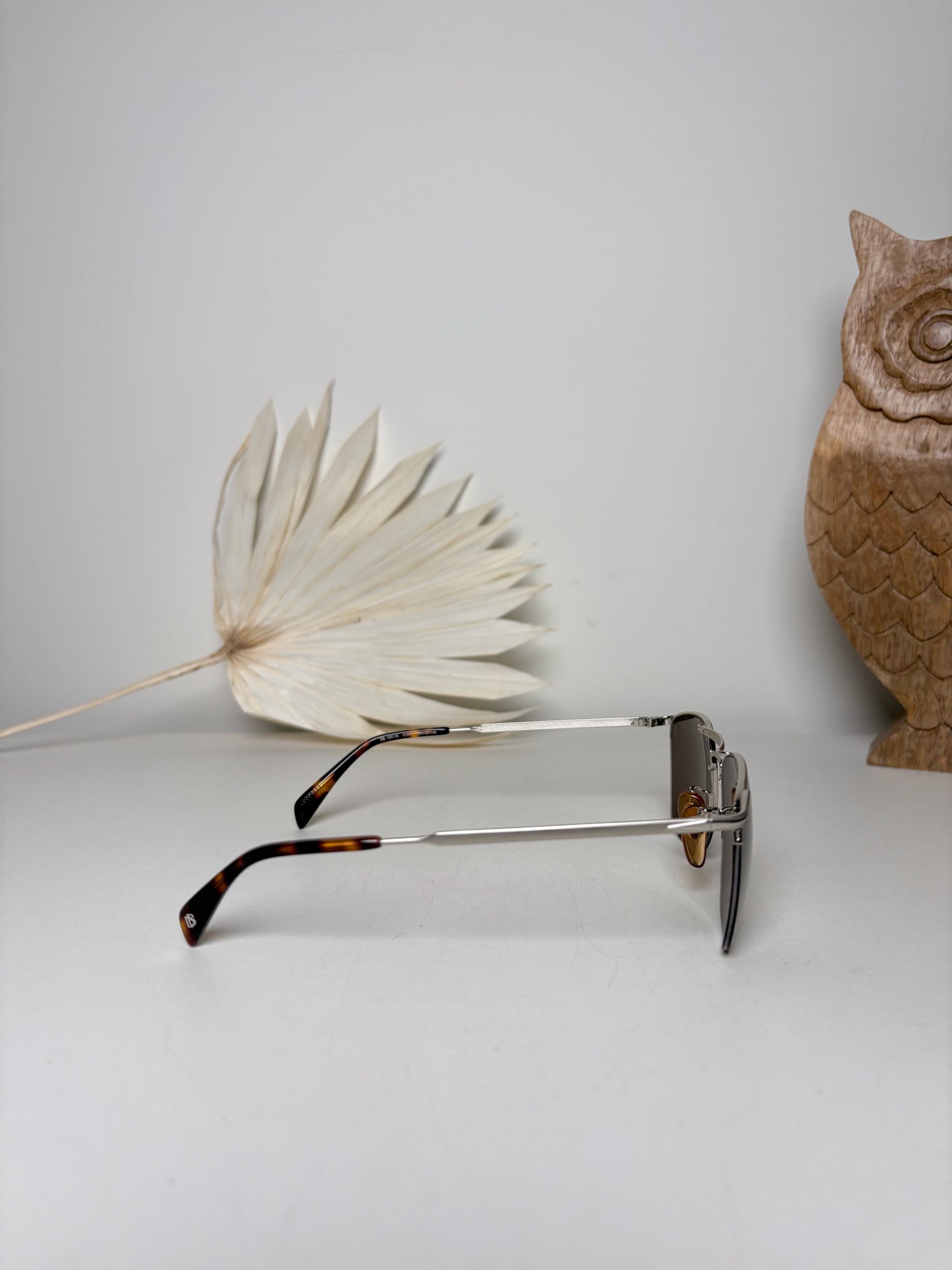 Men's David Beckham Silver Sunglasses