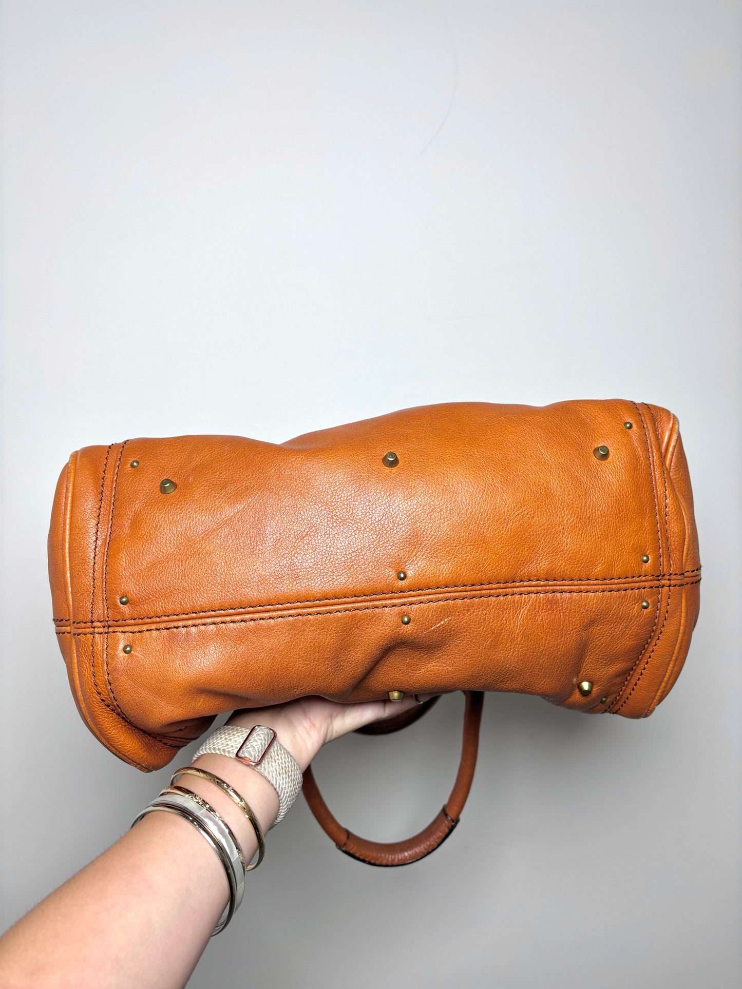 Chloe Solid Leather Pre-owned Brown Cowhide Medium Purse