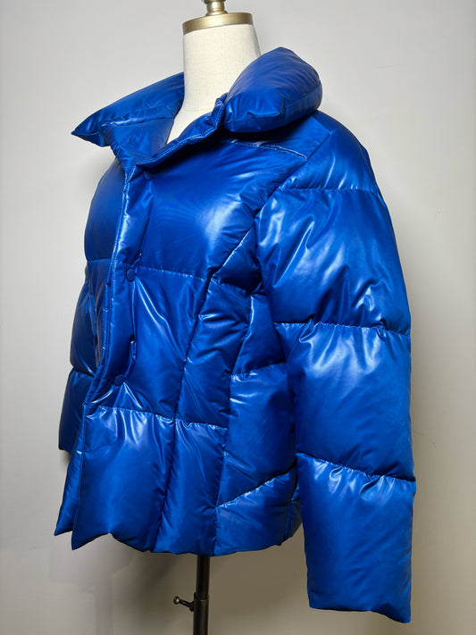 Women Size M Junya Watanabe Commes de Garcon Blue Solid Jacket