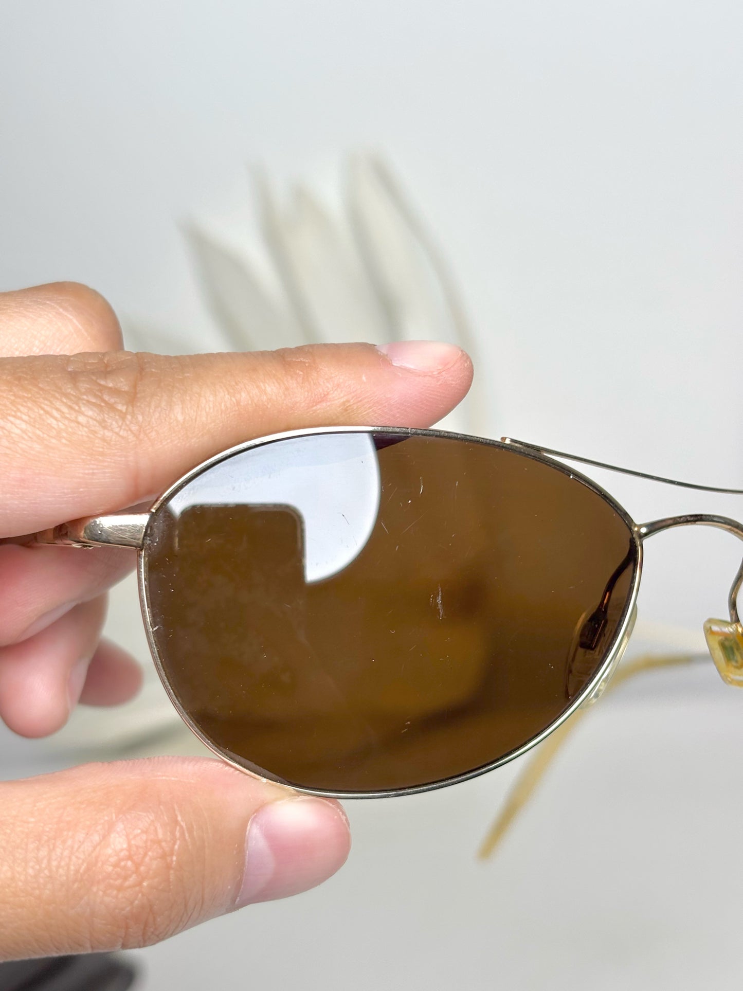Men's Oliver Peoples Gold Sunglasses