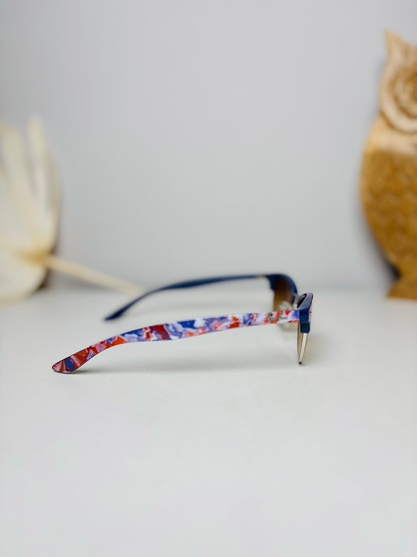 Ray Ban Purple Cathy Clubmaster Marble Effect Sunglasses