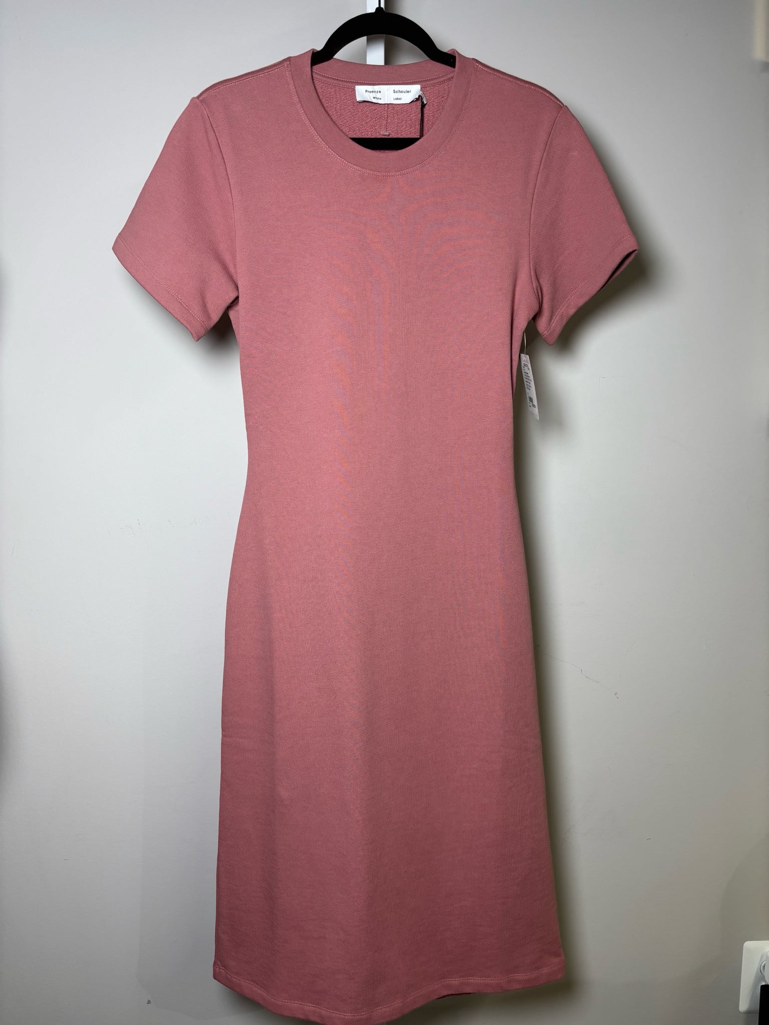 proenza schouler pink dress Jessi cutout striped woven midi dress - pastel pink