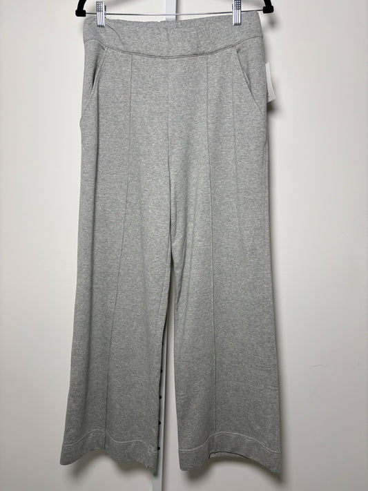 Women Size M Veronica Beard Light Gray Wide Leg Sweatpants
