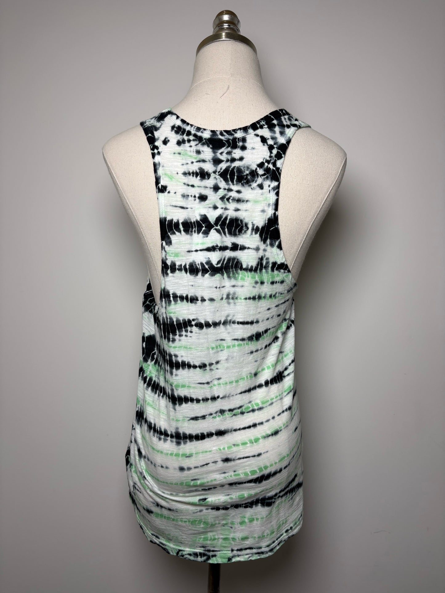 Women Size S Proenza Schouler Black, White, Green Tie-dyed NWT Top