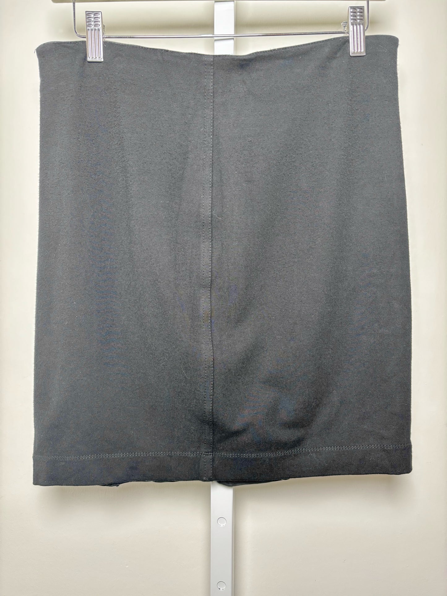 Women Size L Theory Black Solid Skirt