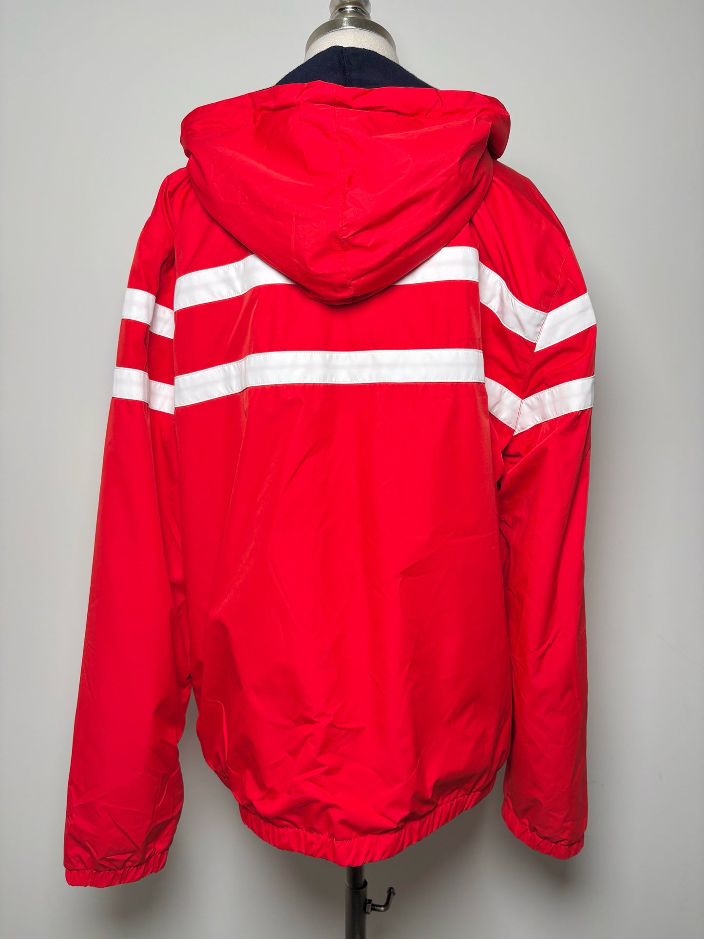 Brooks Brothers Red, white Polyester Stripe Men's L Jacket