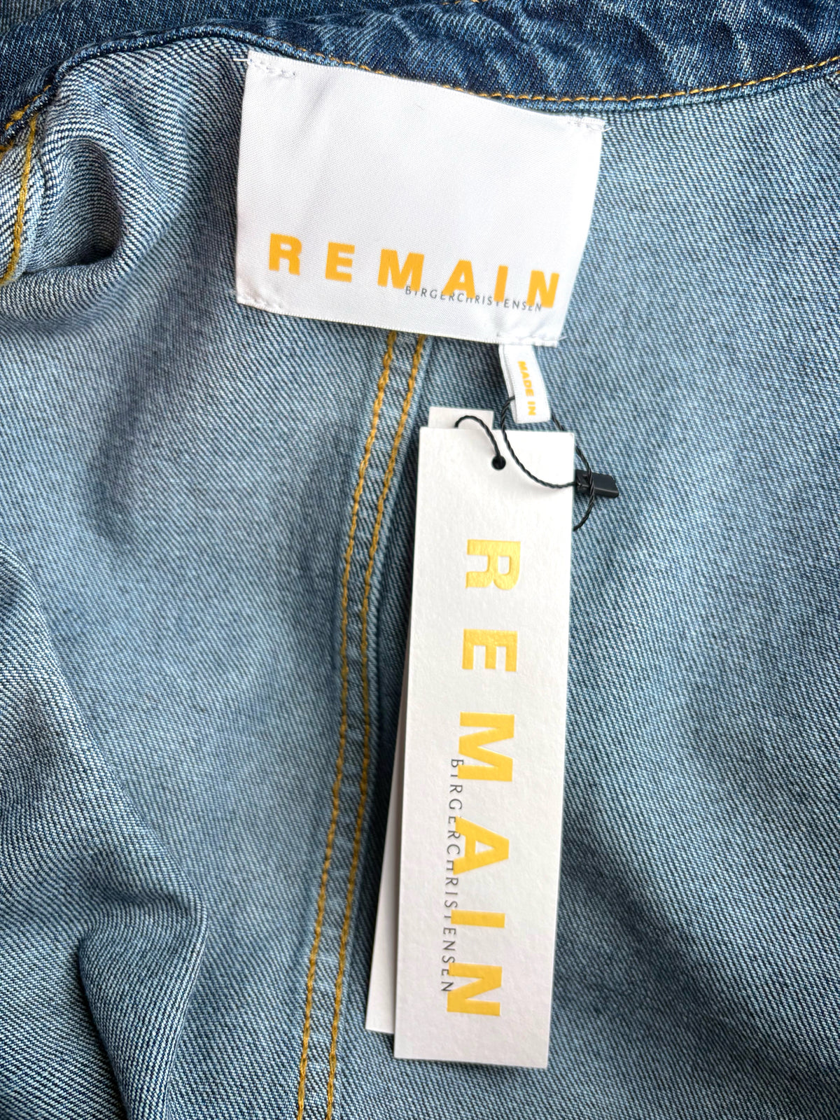 Women Size 36 (4, Small) Remain Birger Christensen Blue Denim Cotton NWT Dress