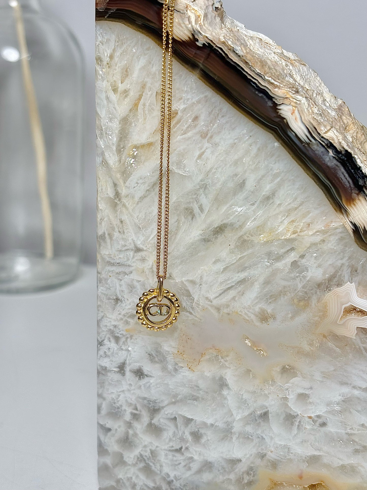 Gold Plated Christian Dior Necklace