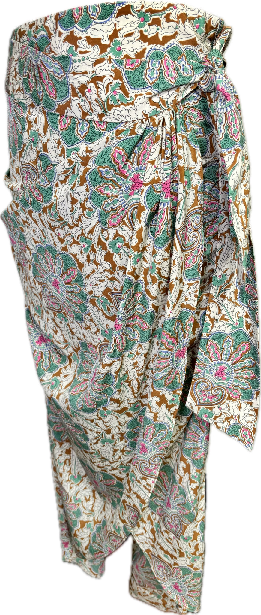 Veronica Beard Floral Silk Skirt