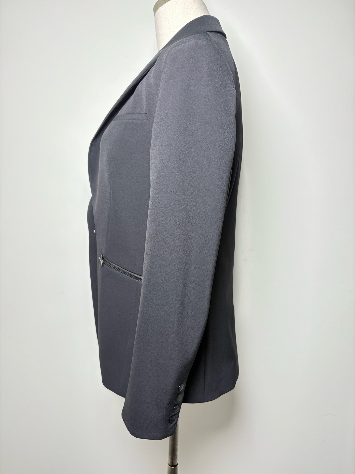 Women Size 6 Veronica Beard Black Solid Blazer