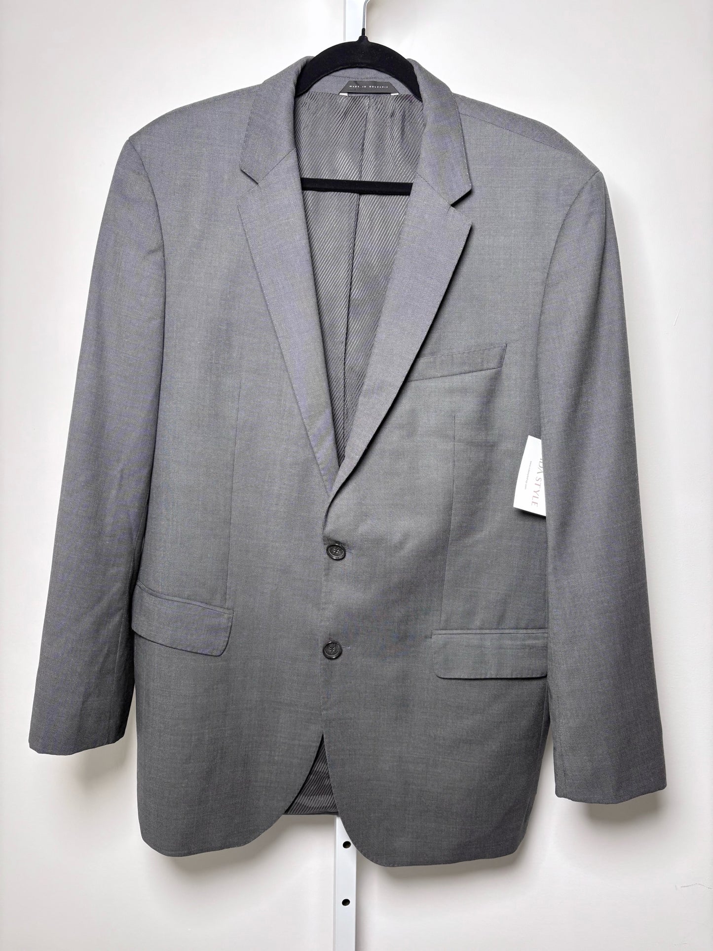 BOSS Hugo Boss Gray Wool Solid Men's 42 Suit