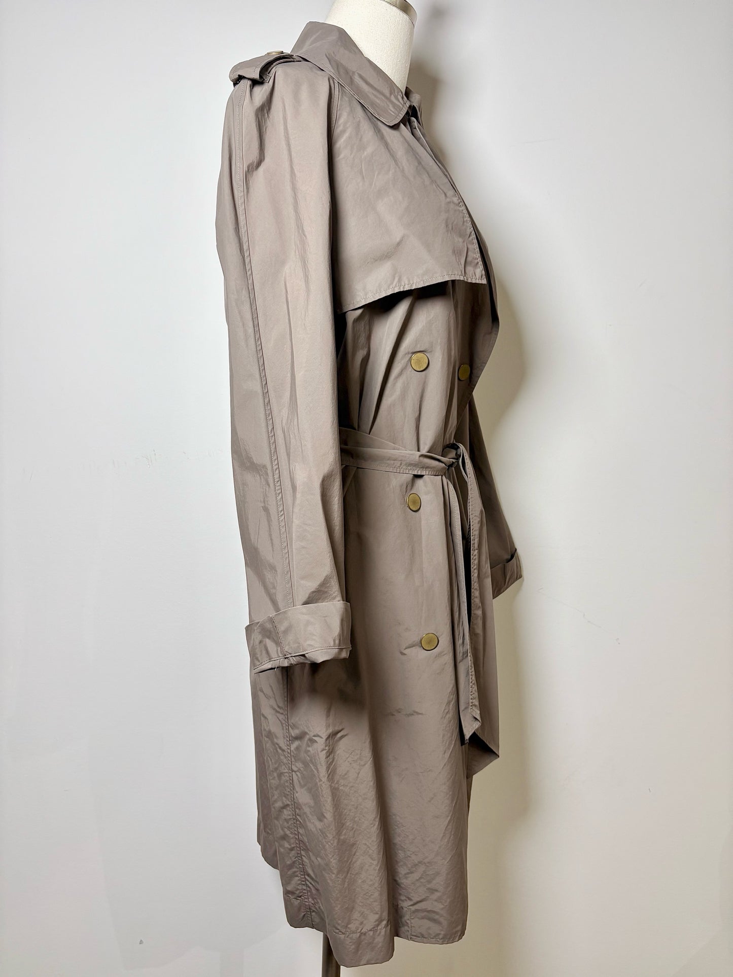 Women Size 12 Lanvin Wood/Brown Rain/Trench Coat