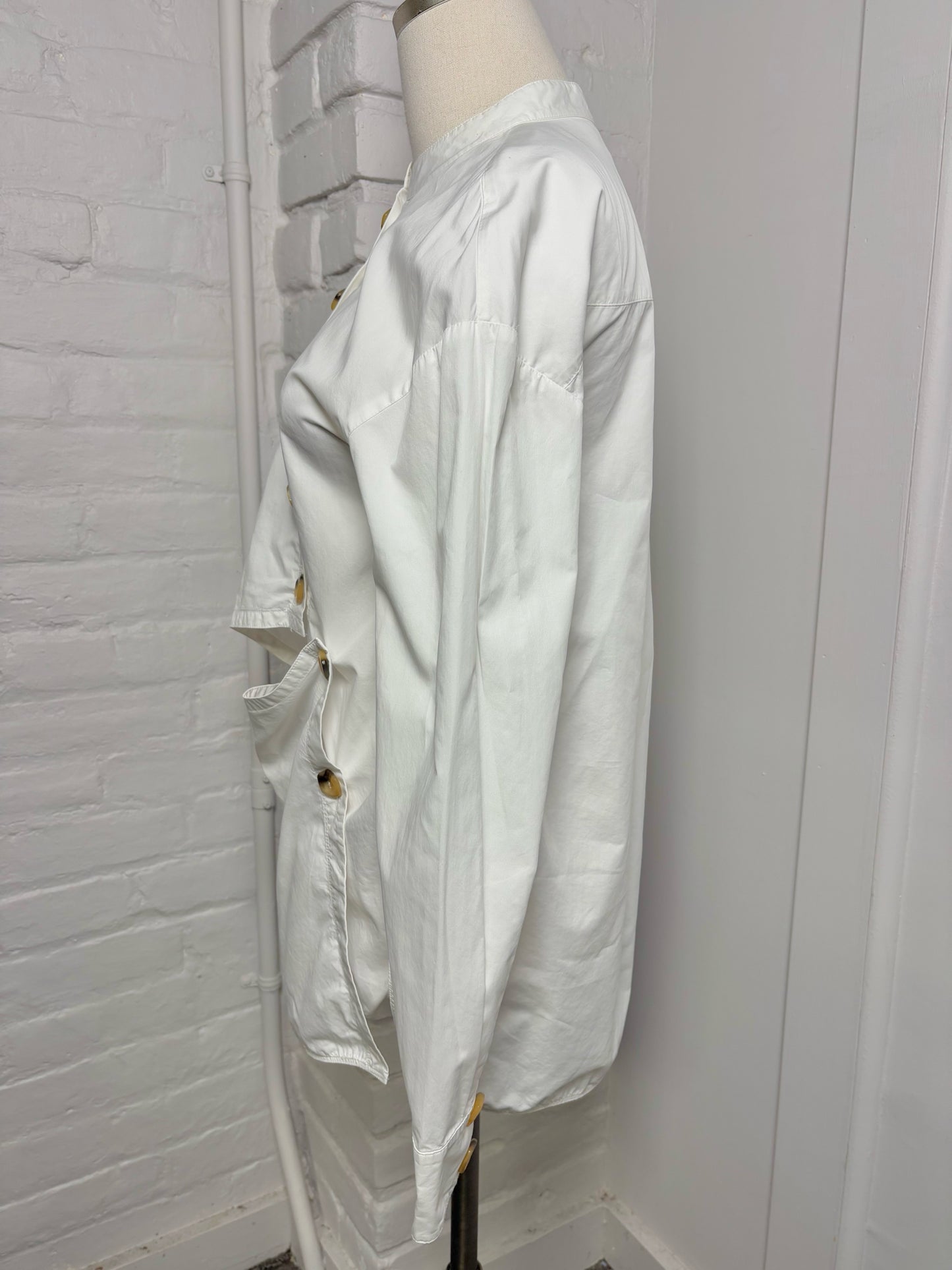 Women Size 2 (4 US) Tibi White Shirt