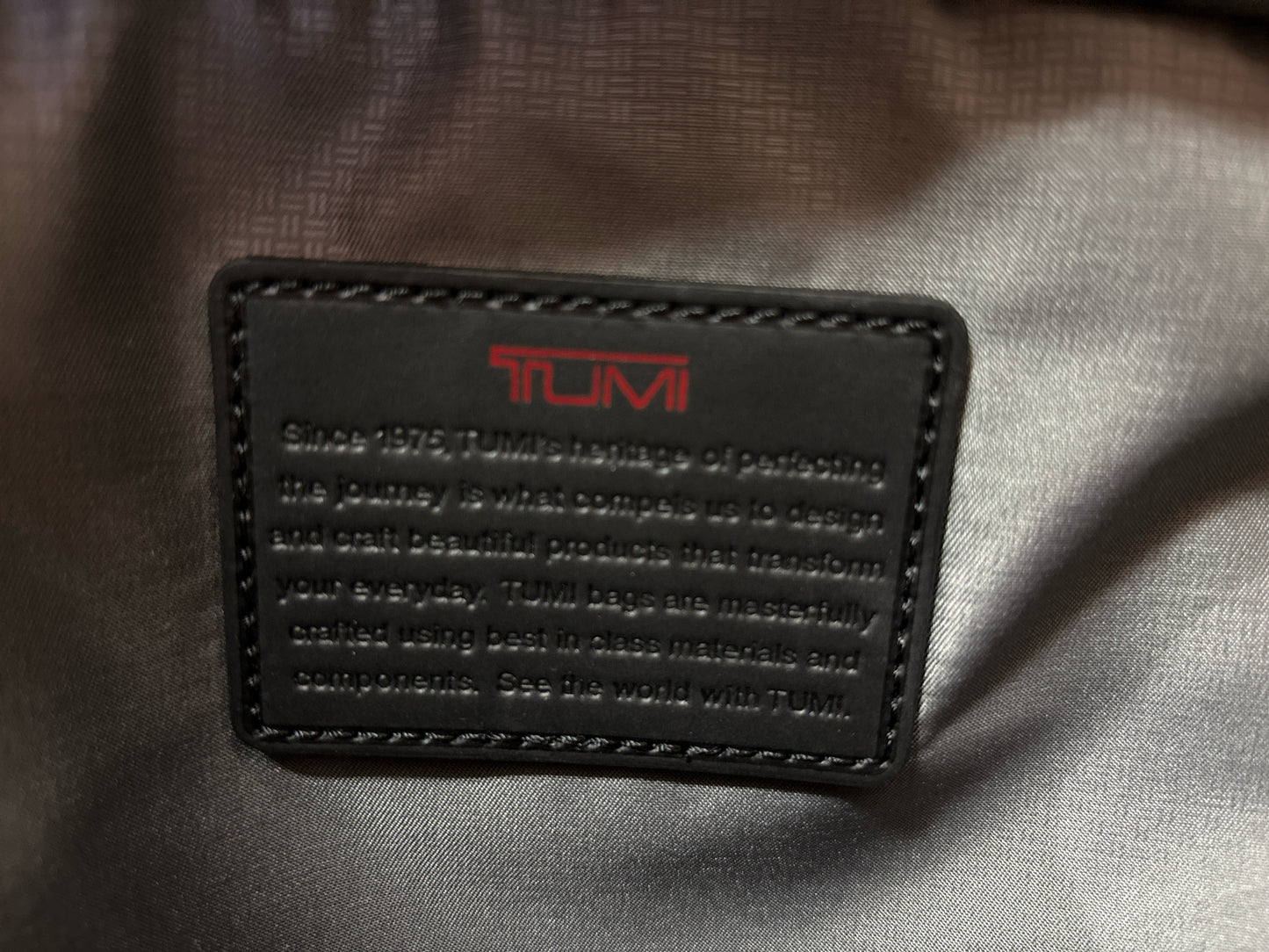 FXT Ballistic Nylon Tumi Alpha 3 Compact Briefcase on Wheels