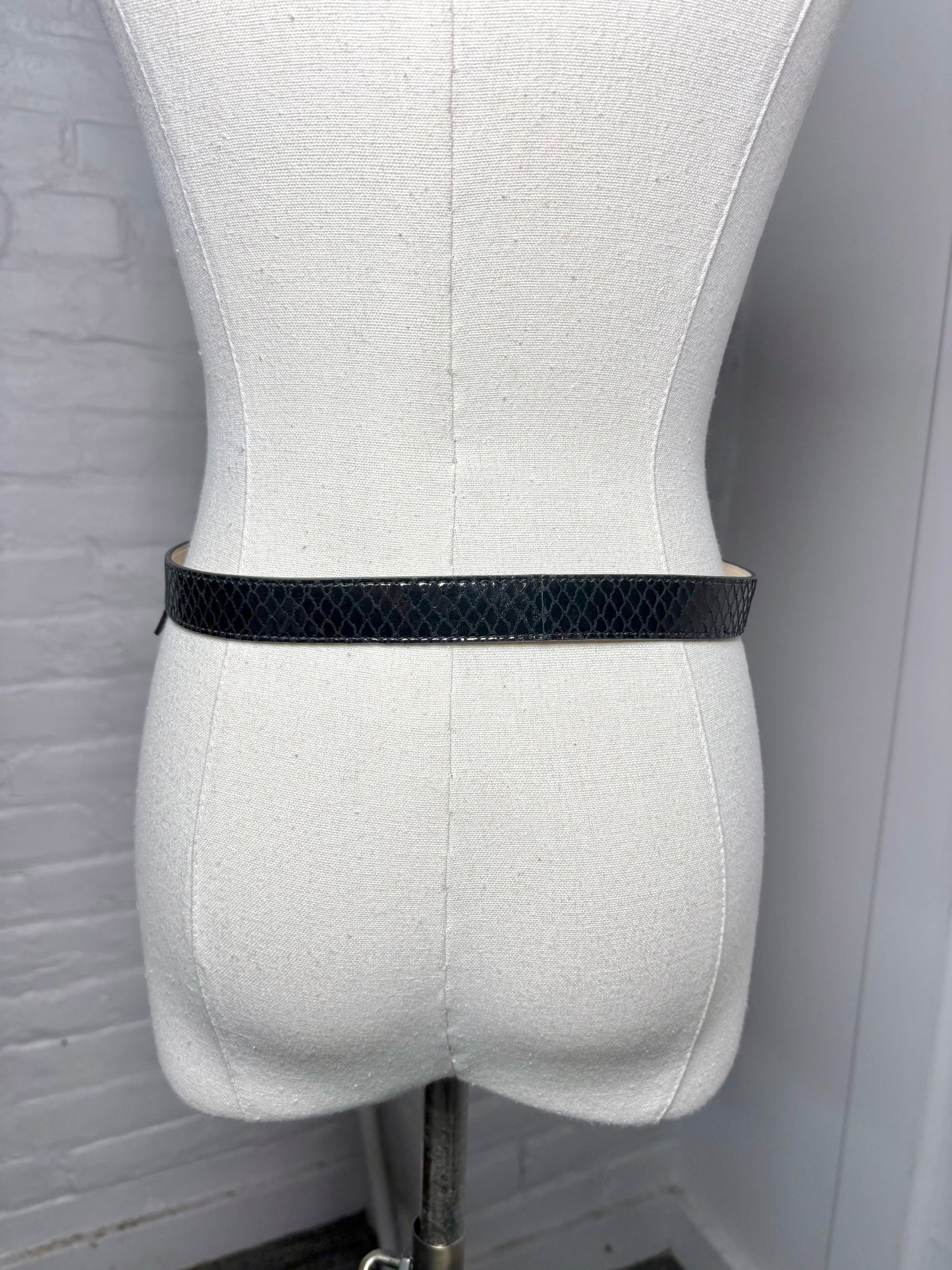 Belt St. John Black Spanish Leather S/4