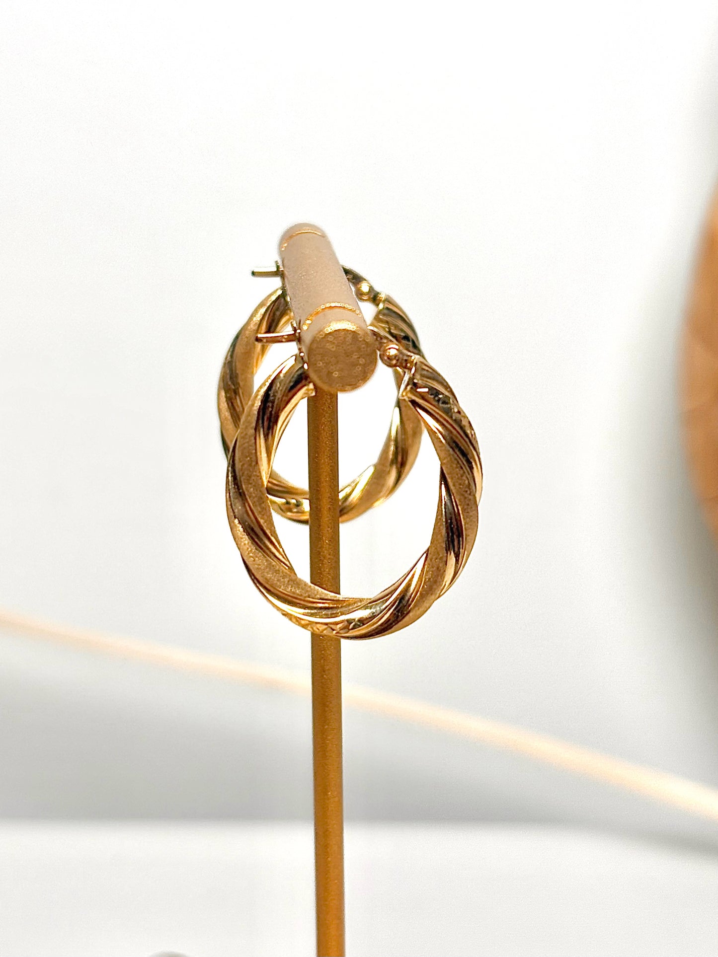 24K Gold Made In Italy Earrings