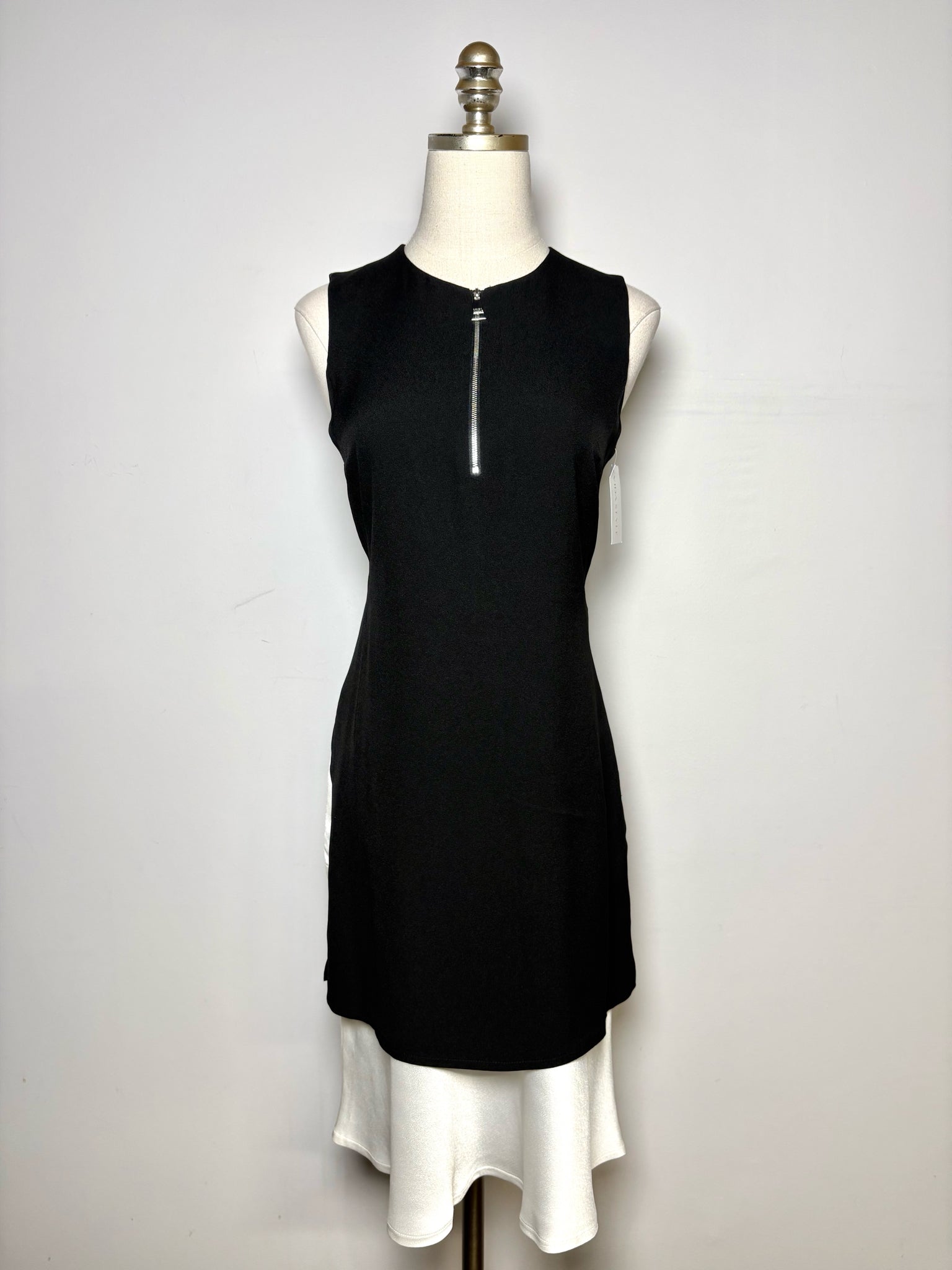 karl lagerfeld black and white dress Women Size 34 (4 US) Vintage Karl Lagerfeld Y2K Black, White Ruffle He – VIDA STYLE SHOP