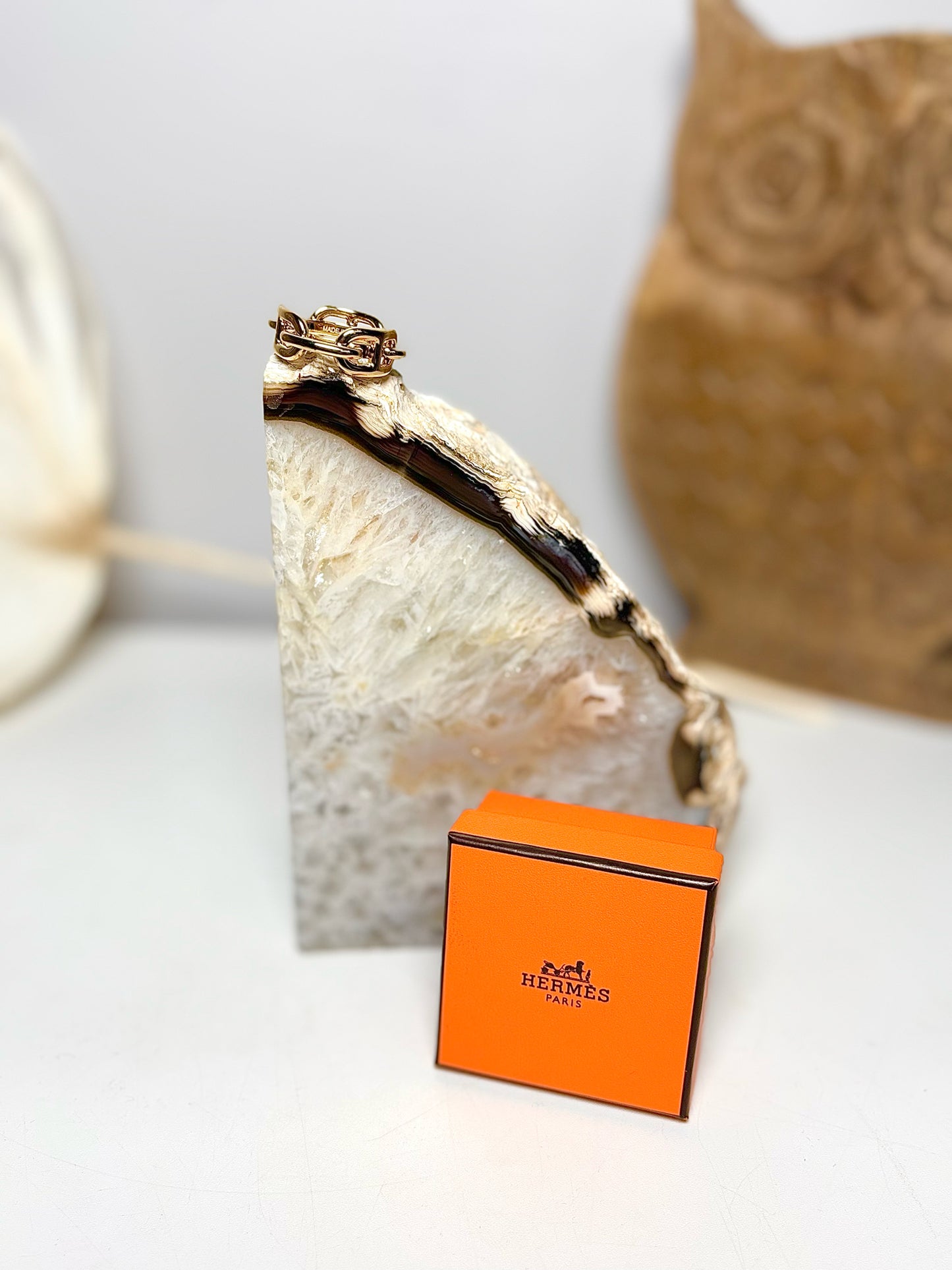 Permabrass NWT Hermes Regate 90 Scarf Ring