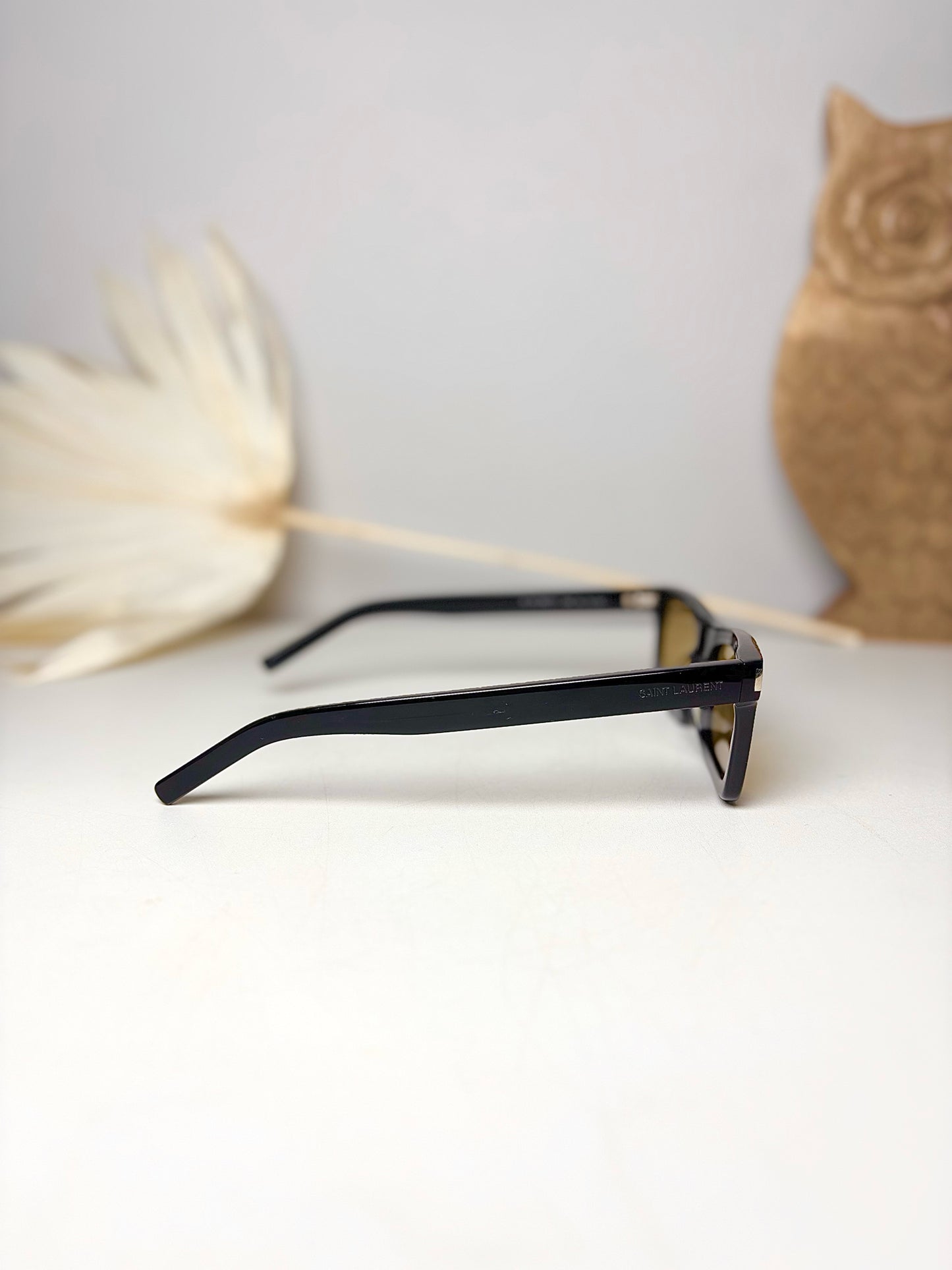 Saint Laurent Black New Wave Sunglasses