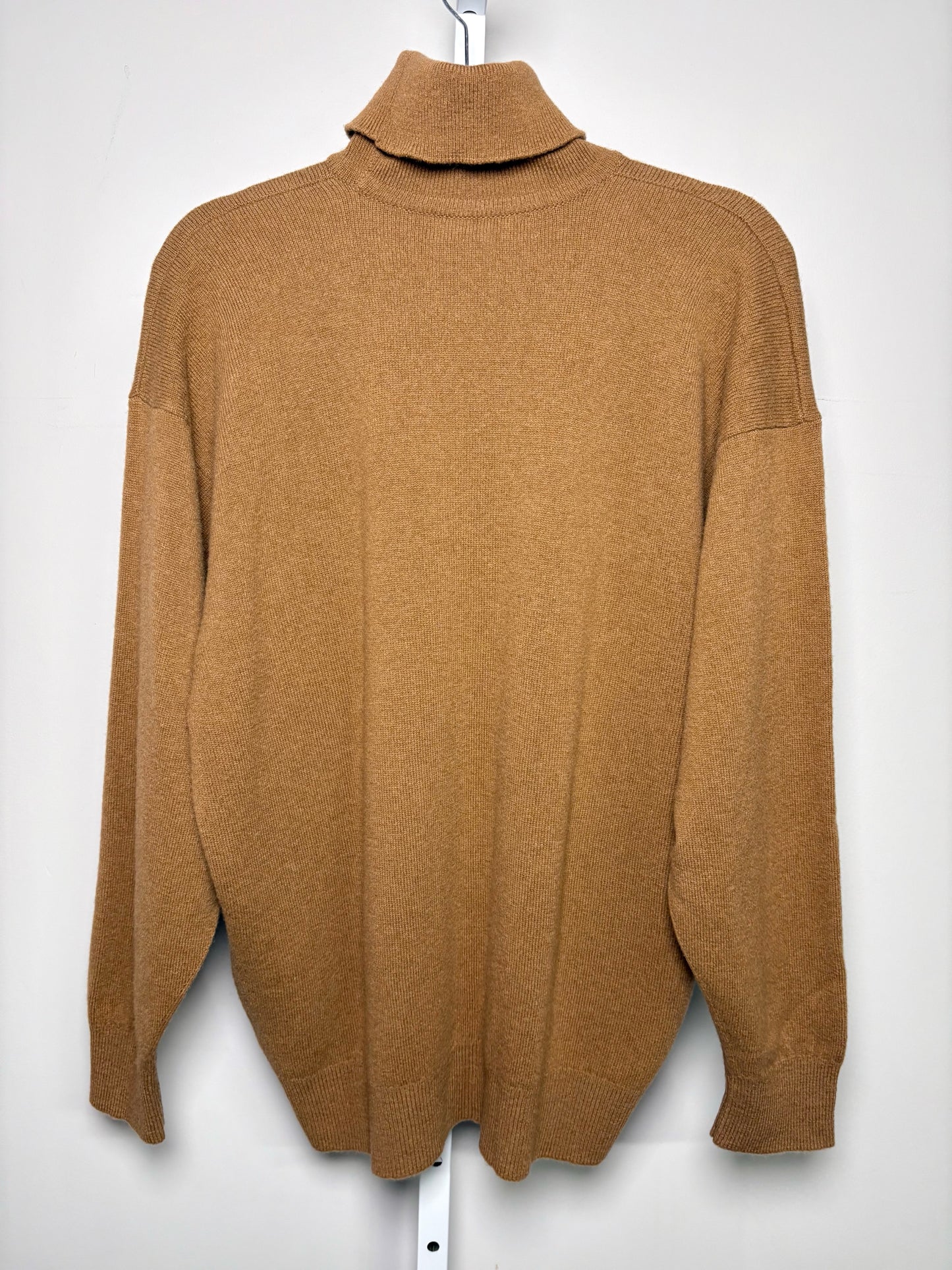 Burberrys' Camel 100% Lambswool Solid Men's Mens Size XL Sweater