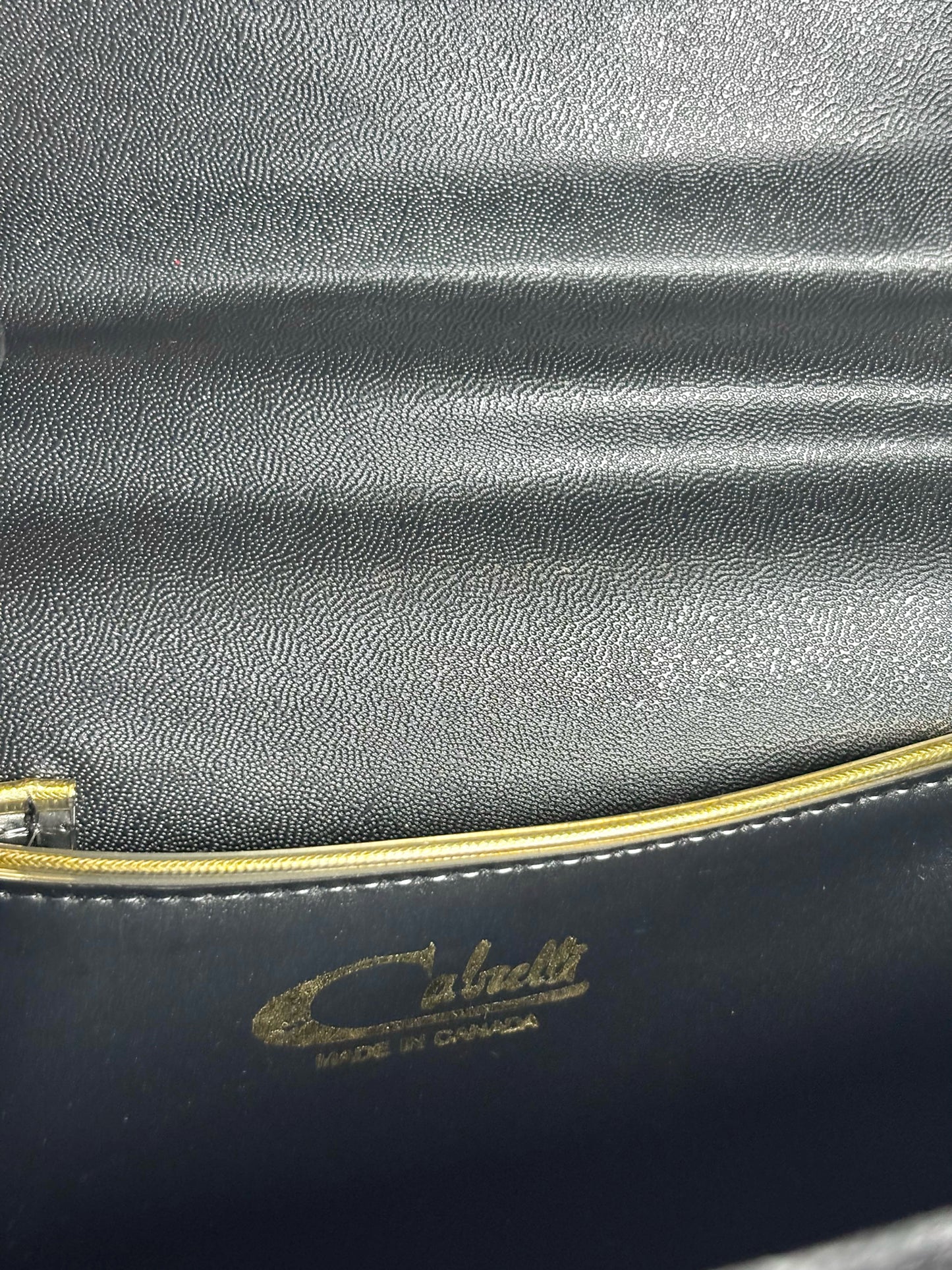 Cabrelli Black Suede Vintage Pre-owned Small Purse