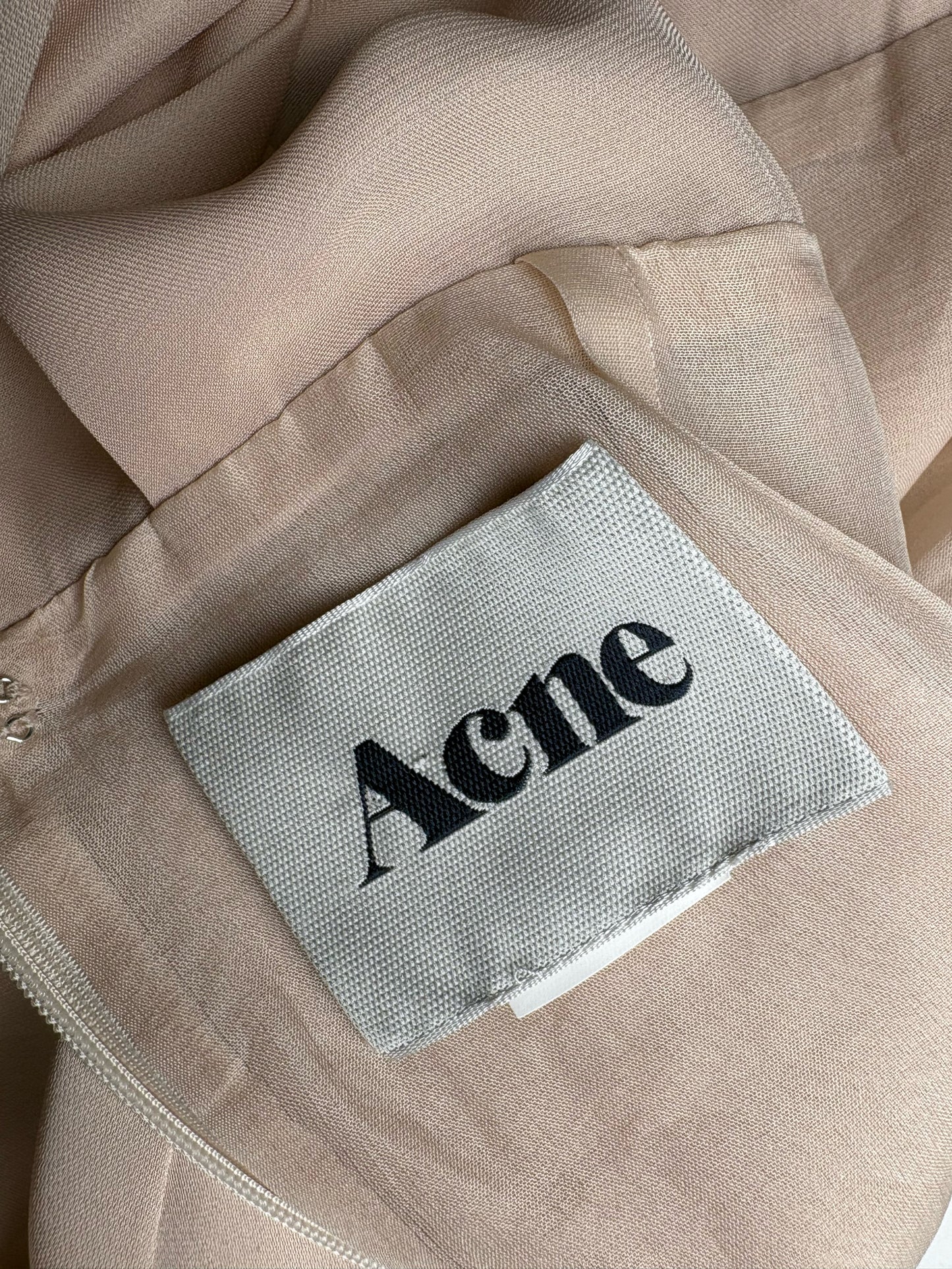 Women Size 38 (6 US) Acne Studios Peach Cocktail Dress