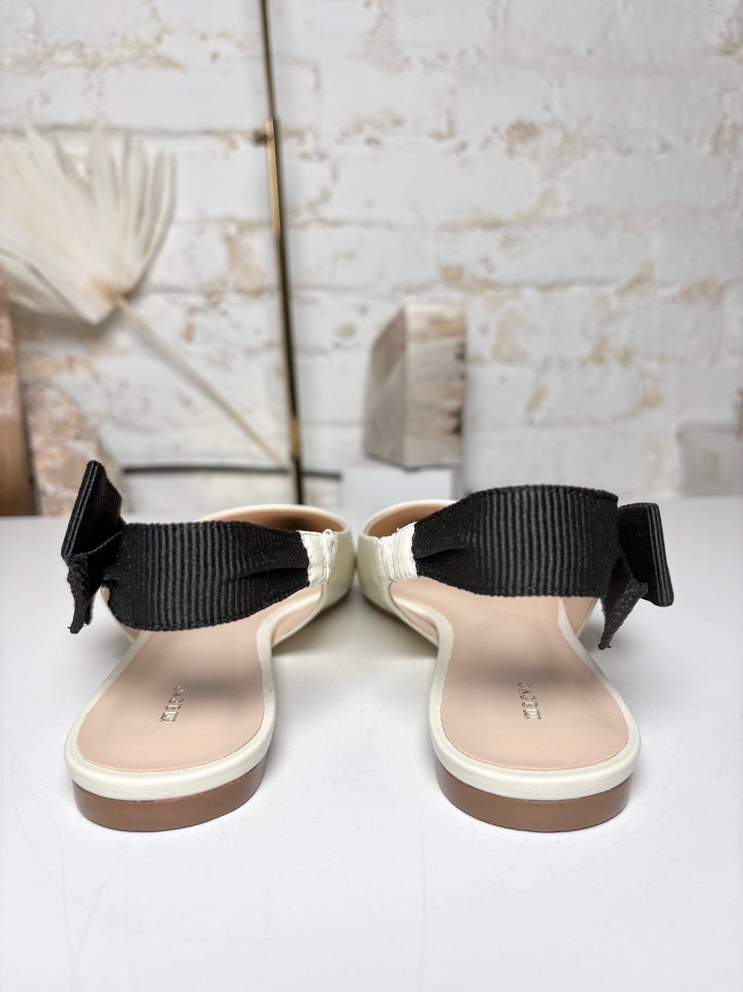 W Shoe Size 6 Maeve Ivory Leather NWT Flats