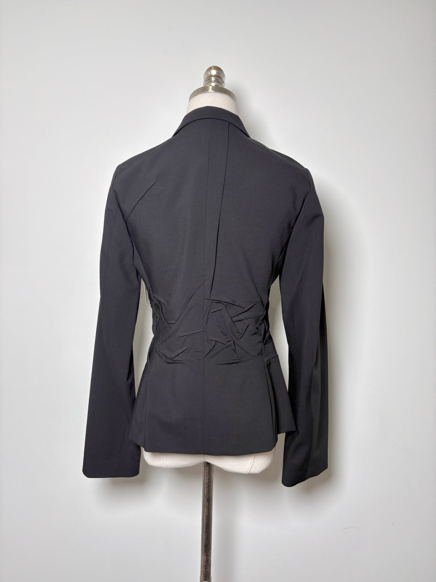 Women Size 36 (4) Jil Sander Black Solid Blazer