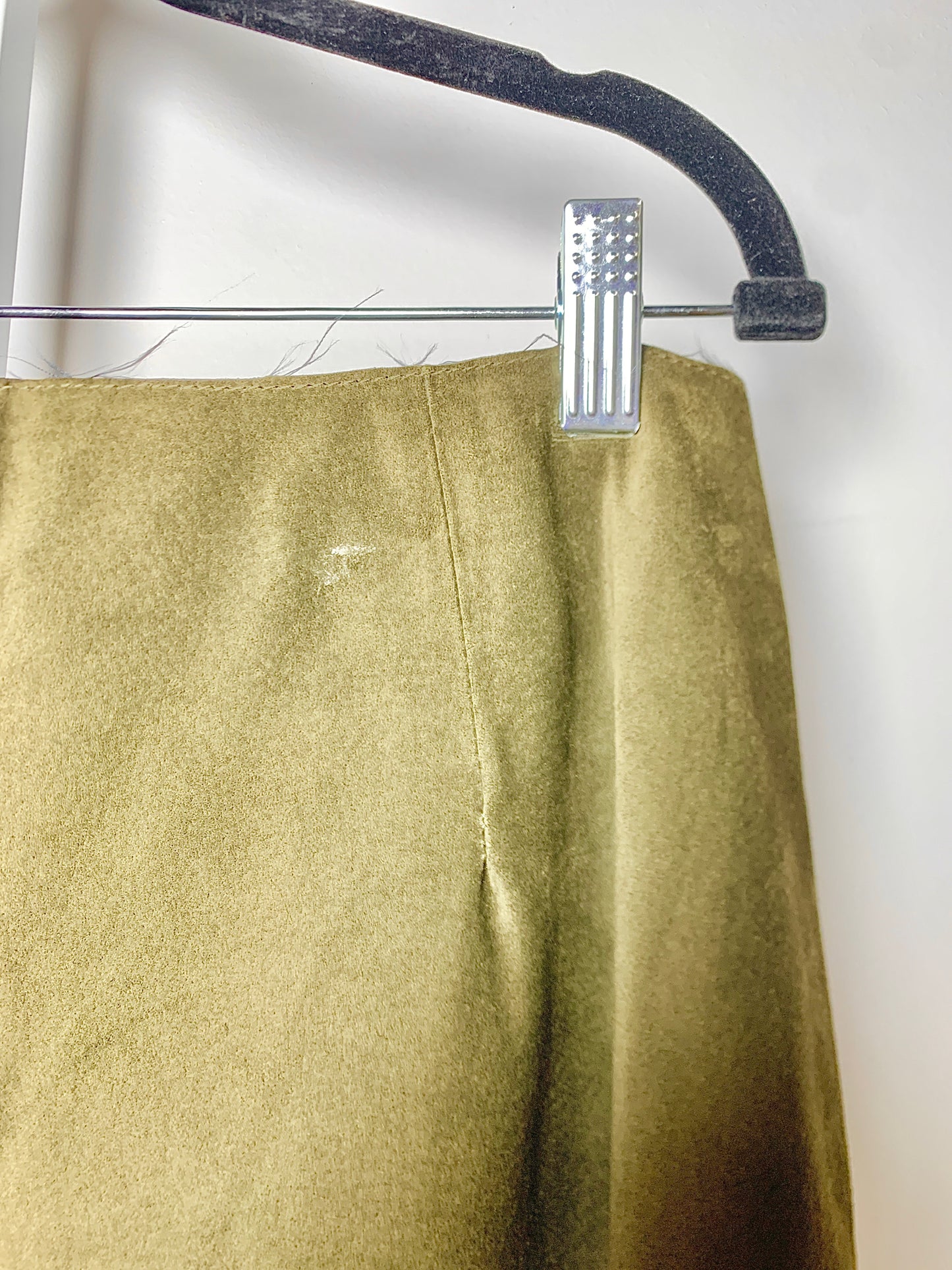 Women Size M Ann Mashburn Forest Green Solid Skirt