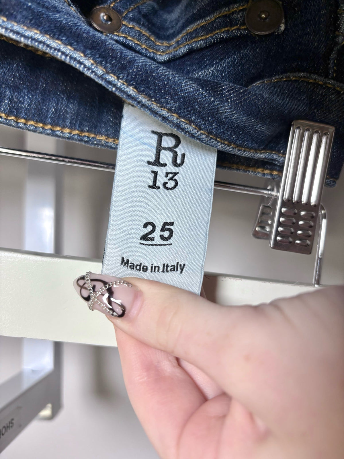 25 Women Size 25 R Jeans Blue Denim Women's Cotton Blend Pre-owned Jeans
